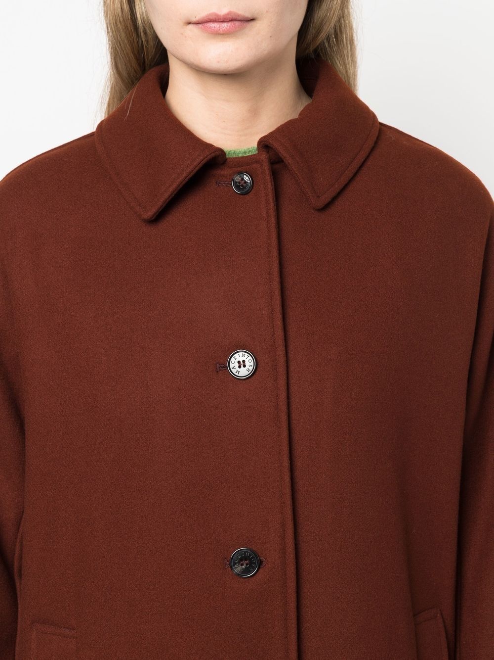 FAIRLIE Brown Wool Coat - 5