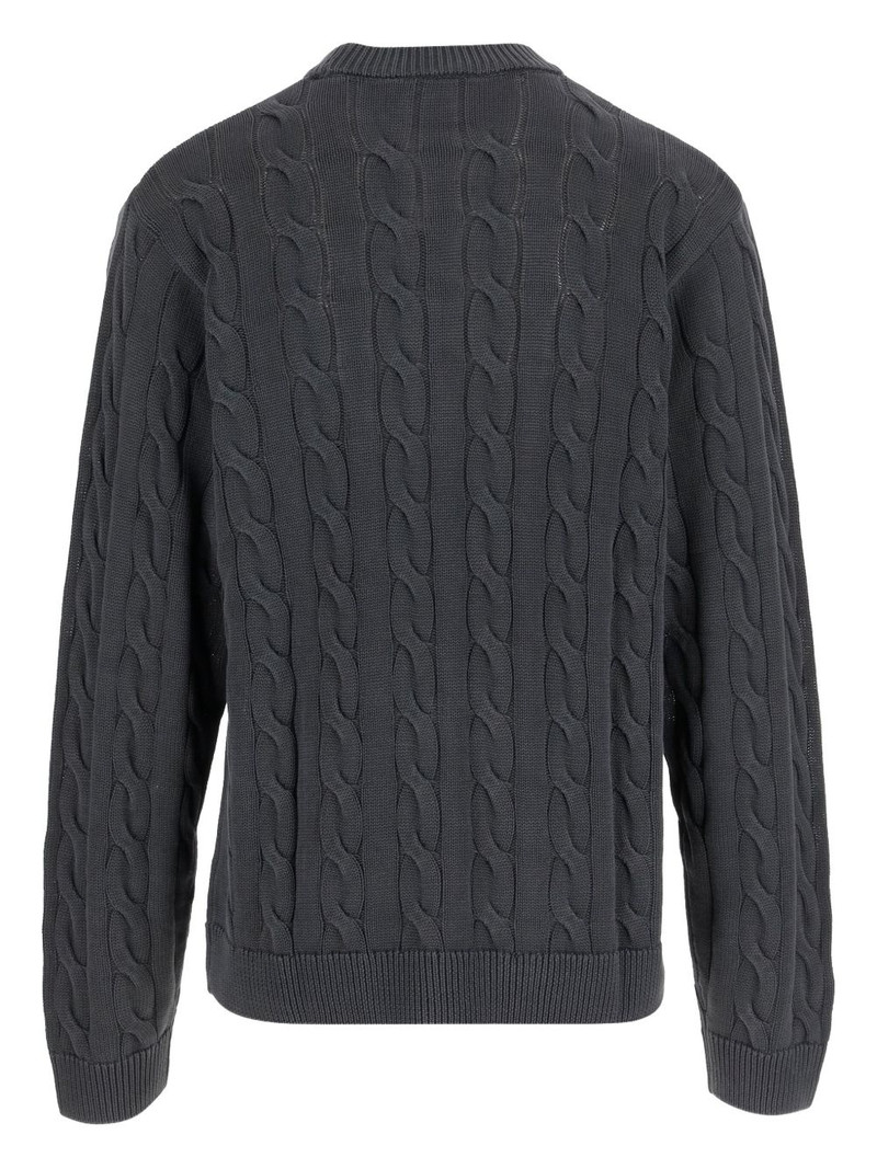 Carhartt cable-knit crew-neck sweater outlook