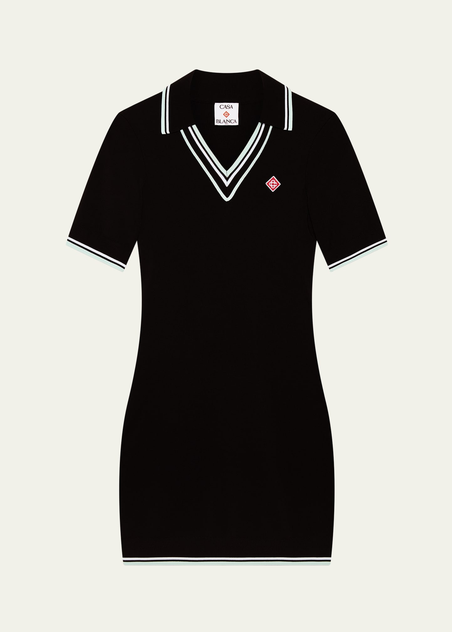 Viscose Polo Dress - 1