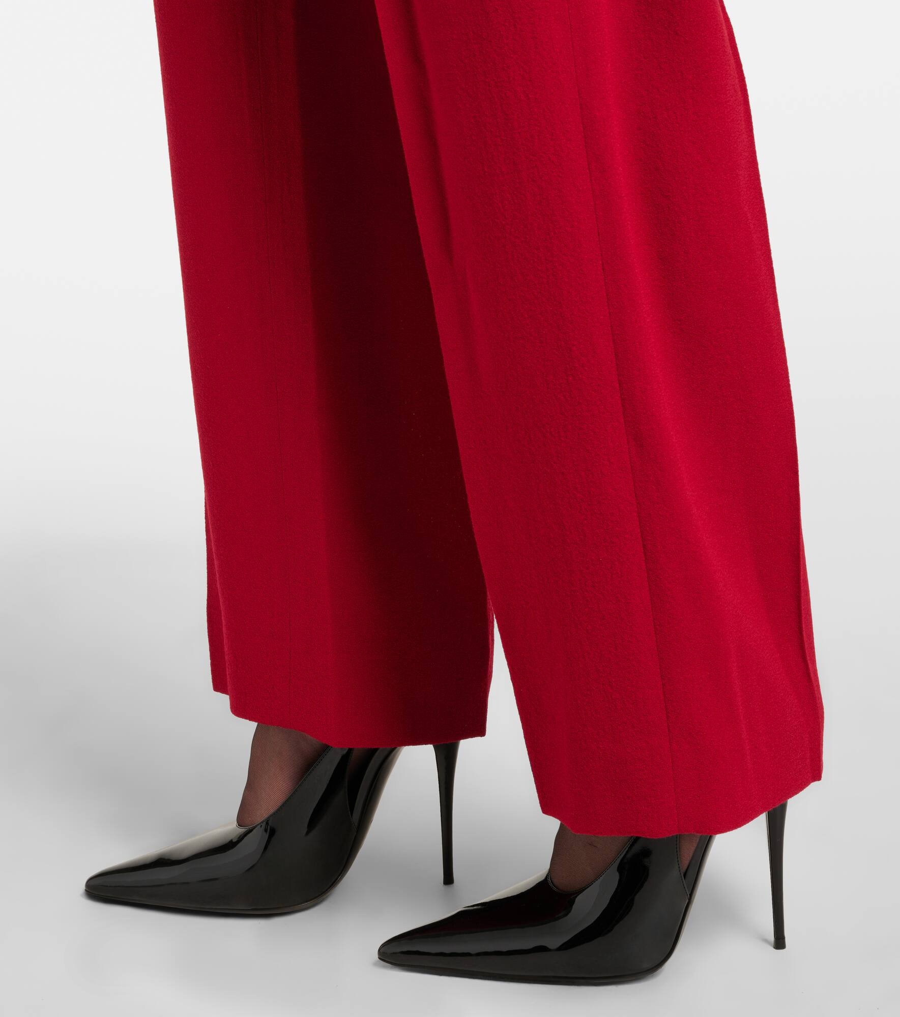 Cool & Easy wool wide-leg pants - 5