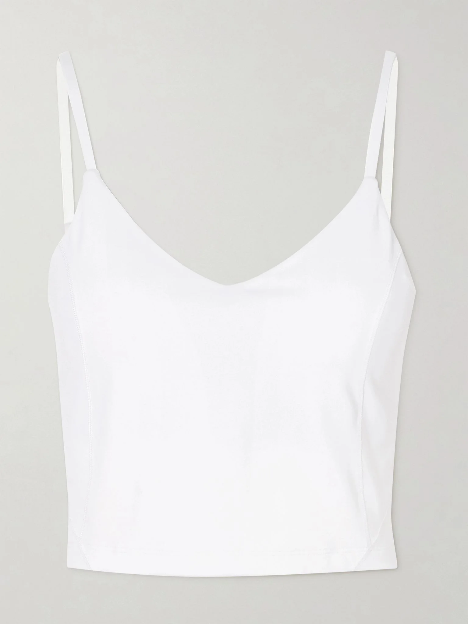 Align™ C/D Cami cropped Nulu™ tank White - 1