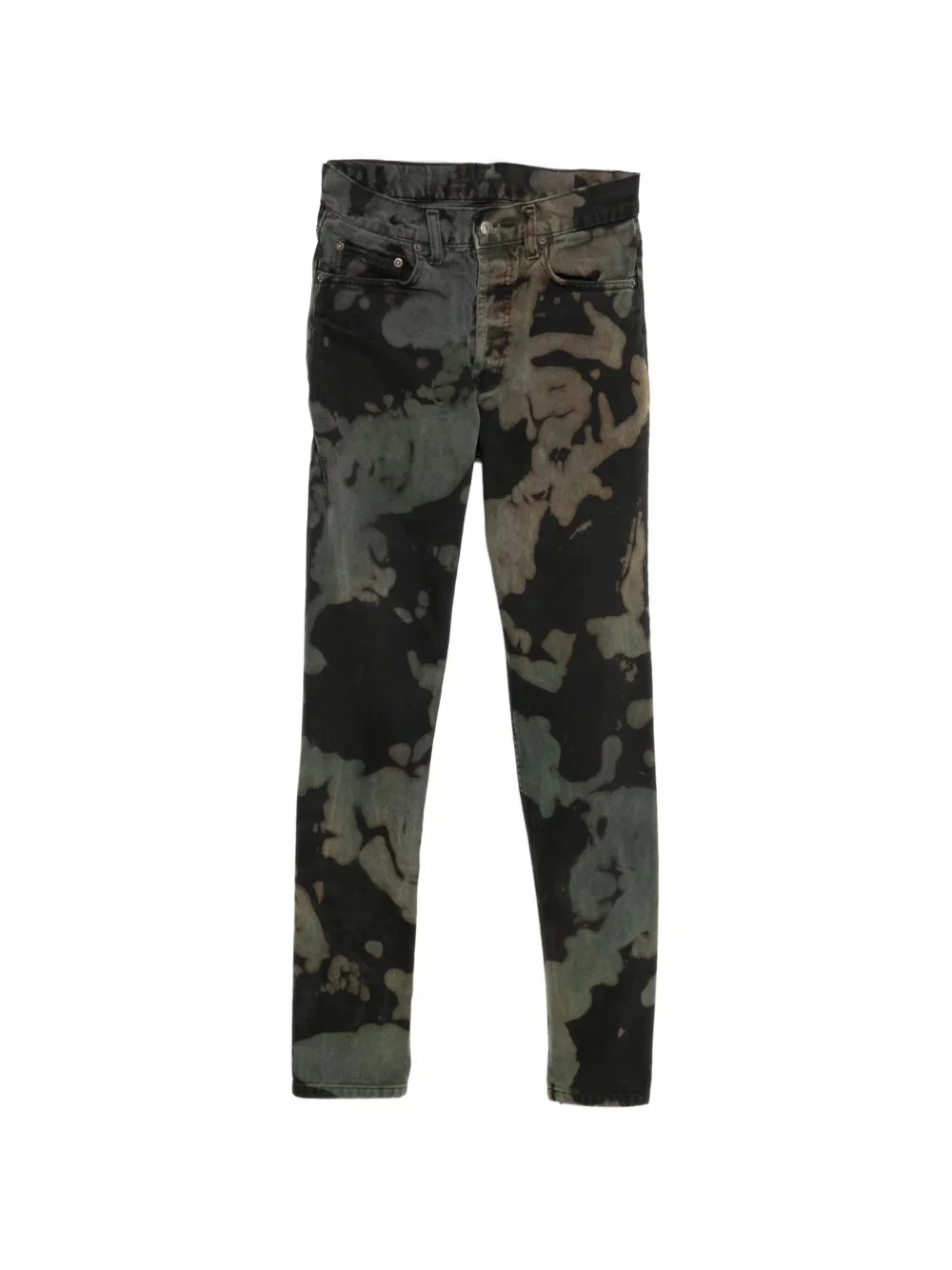 camouflage-print jeans - 1