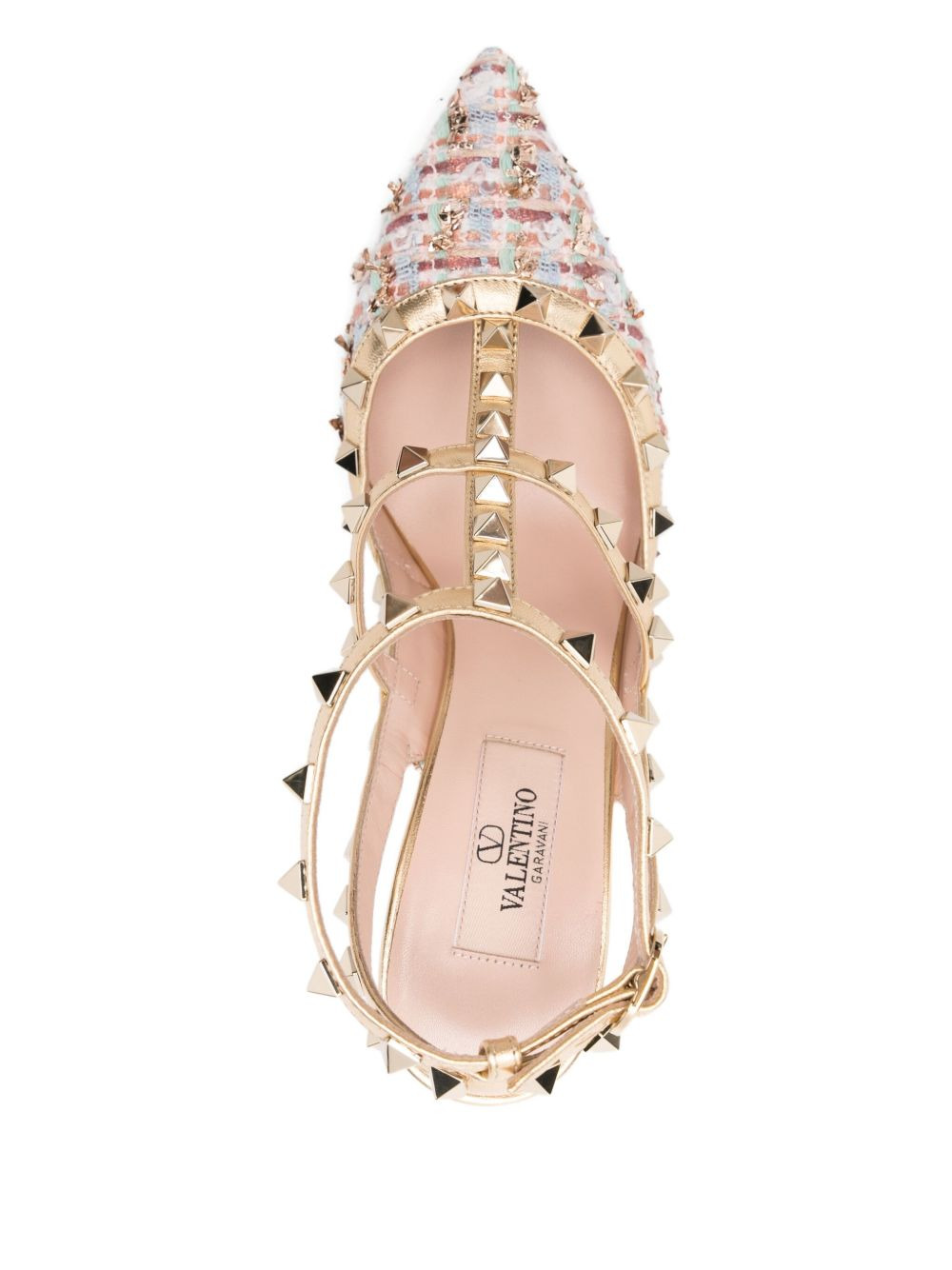 rockstud-embellishment pumps - 4