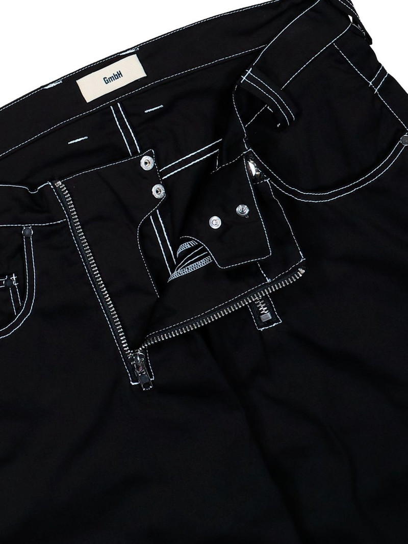 Cyrus double-zip wide-leg jeans 4
