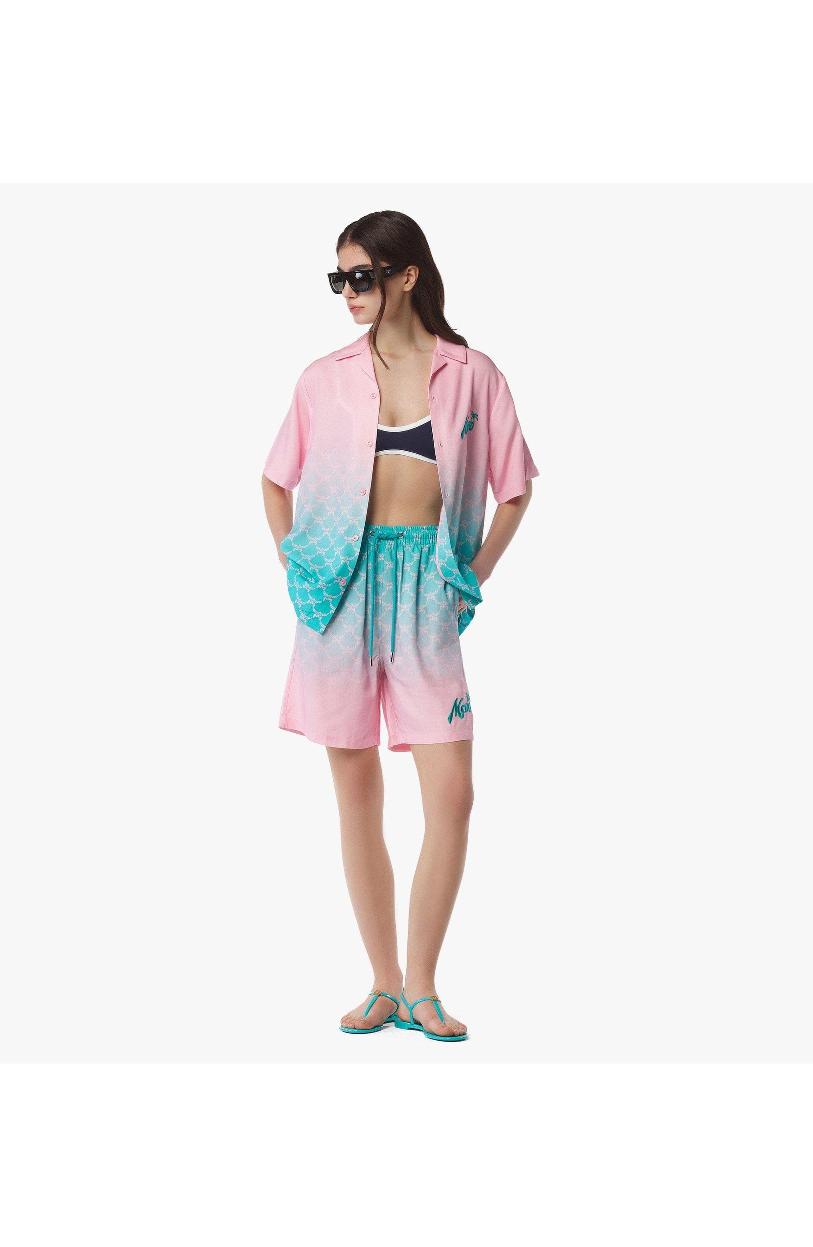 MCM x SNIPES Gradation Monogram Shirt in Pink at Nordstrom - 6