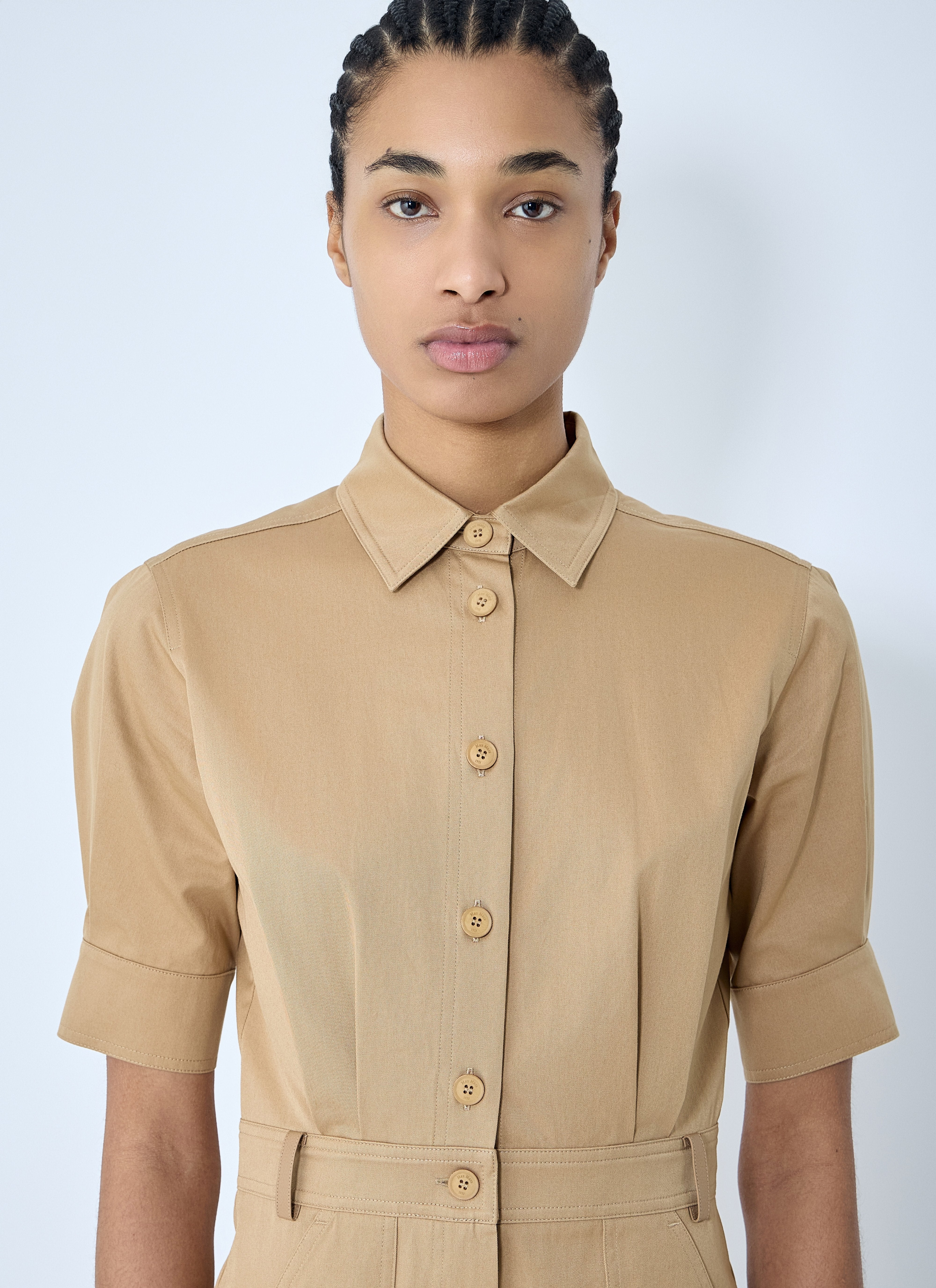 Max Mara Women Cotton Tailored Jumpsuit - 5