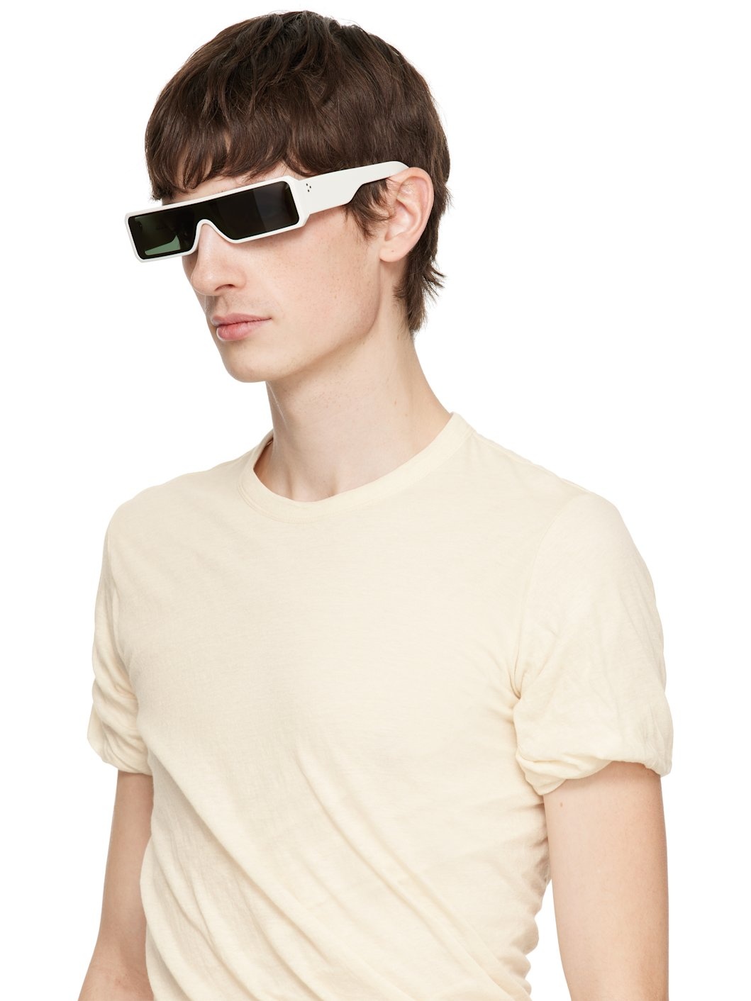 White Hollywood Geth Sunglasses - 4