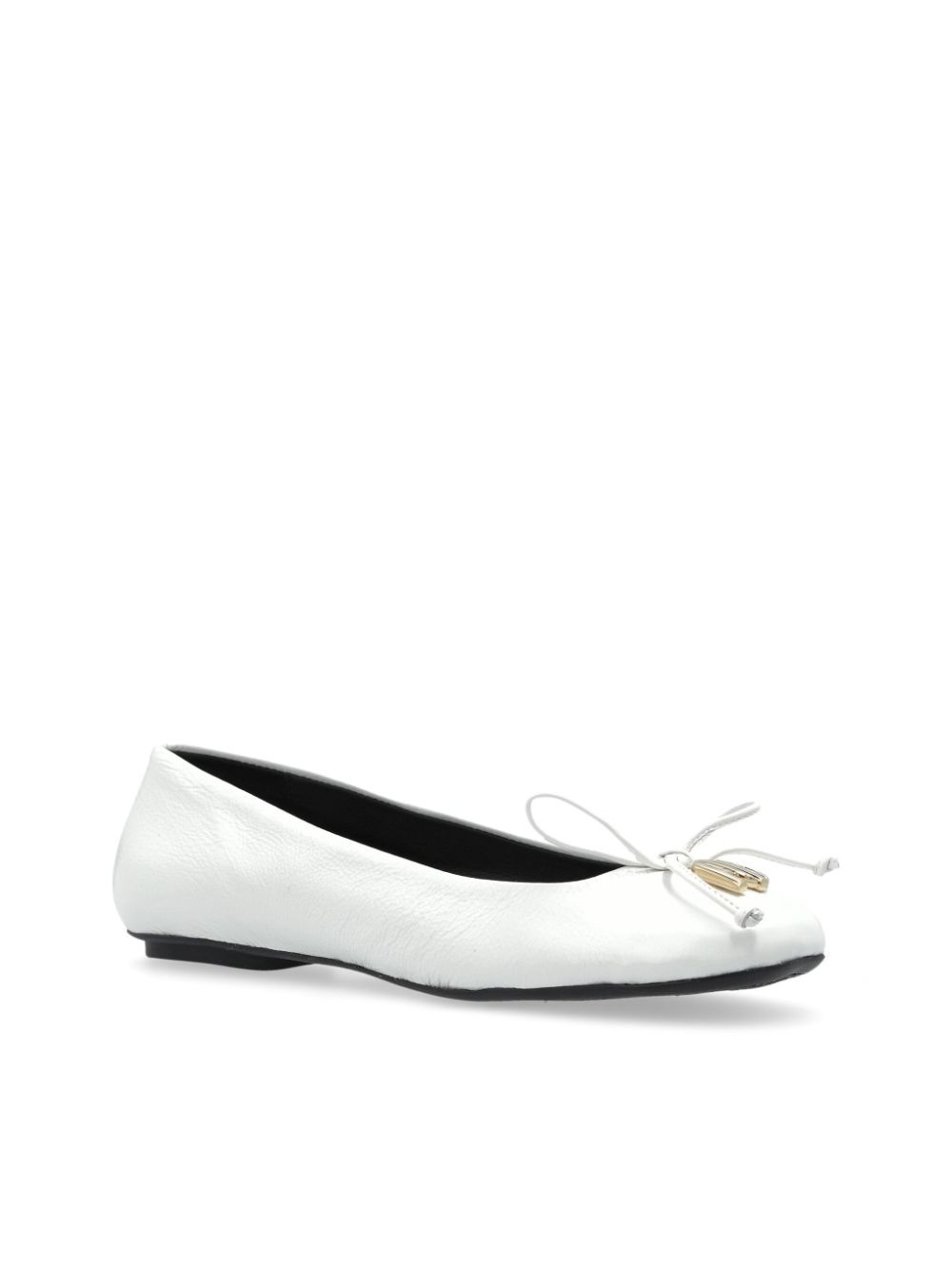logo-plaque ballet flats - 4