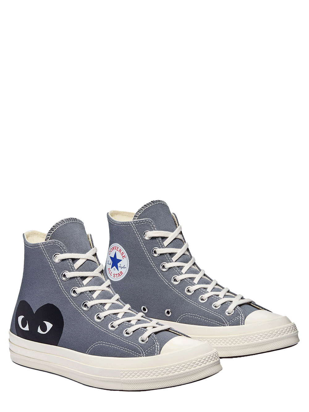 Converse Black Heart Grey High Top - 2