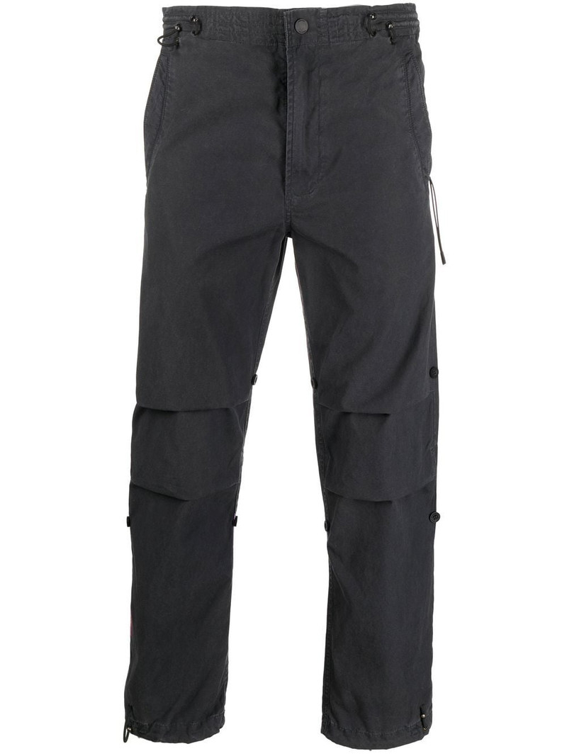 floral-print slim-fit trousers 1