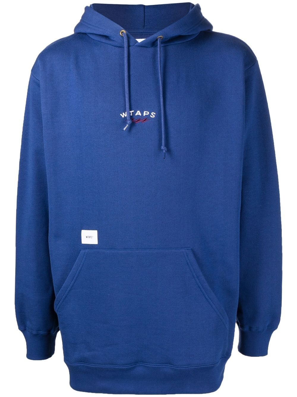 logo-print pullover hoodie - 1