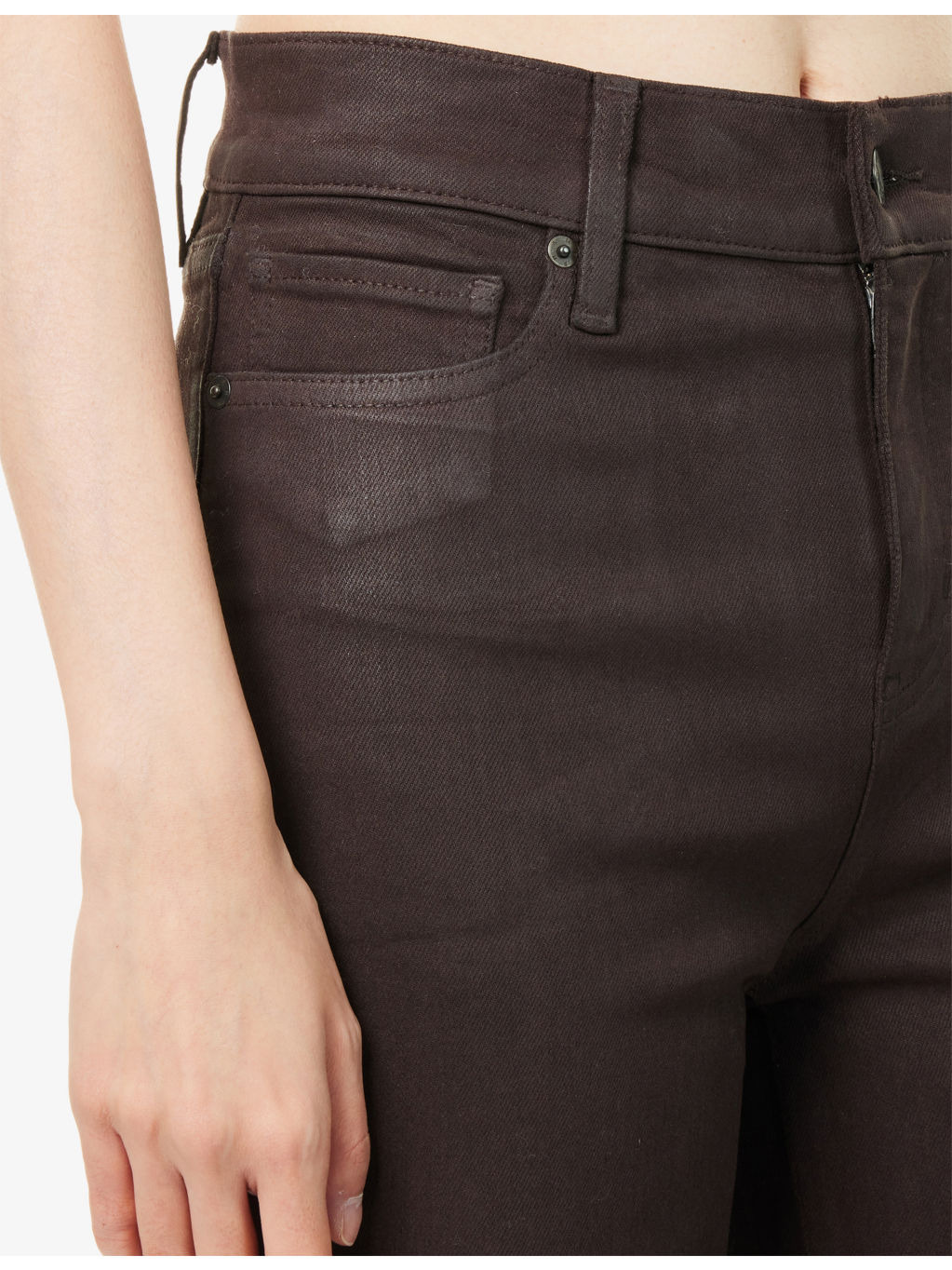 Le Slim Palazzo Wide-Leg Stretch-Denim Blend Jeans - 5