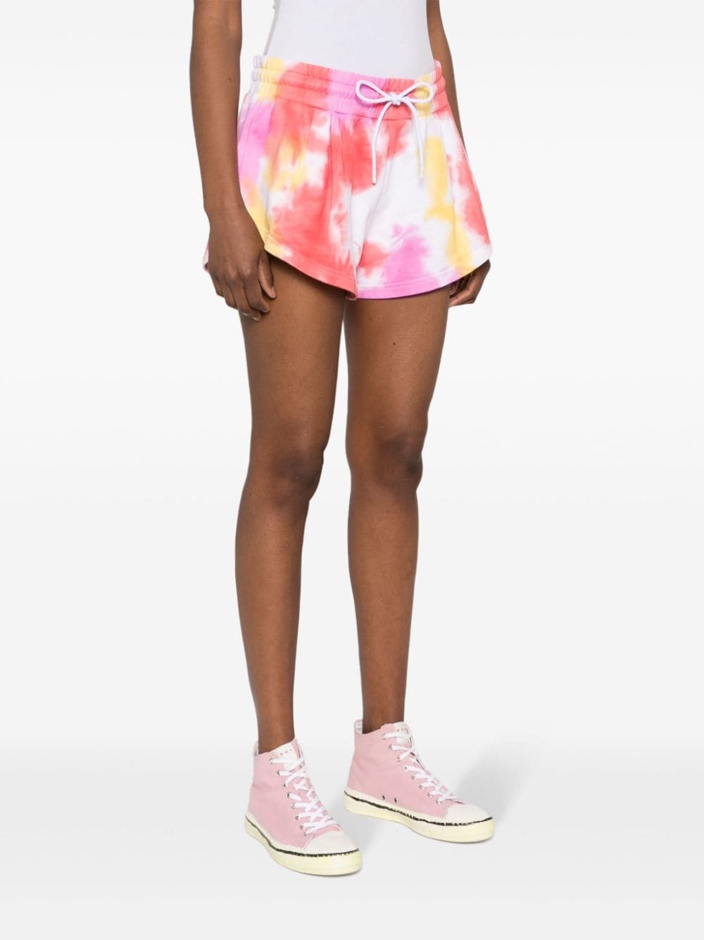 embroidered-logo shorts - 3