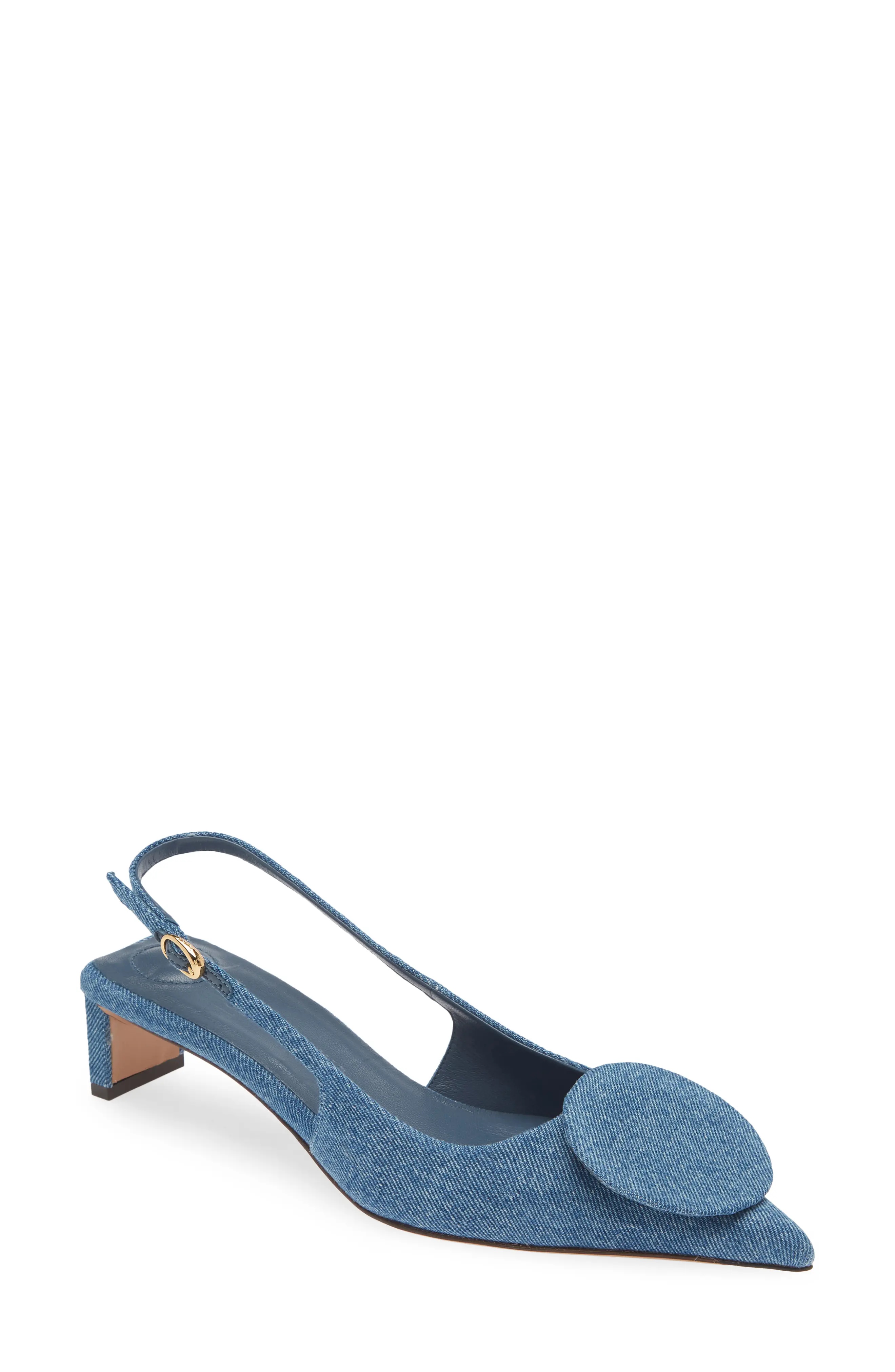 JACQUEMUS Mismatched Pointed Toe Slingback Pumps nordstrom