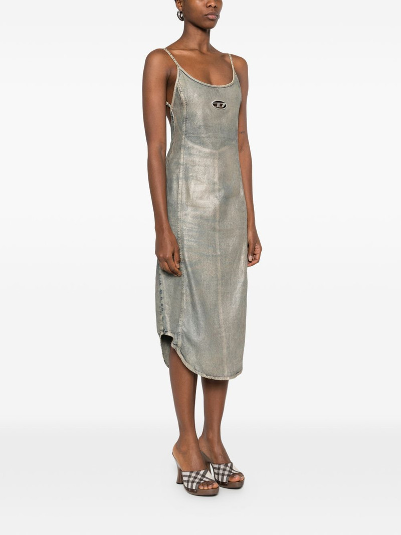 De-Vera-S logo-detail midi dress 3