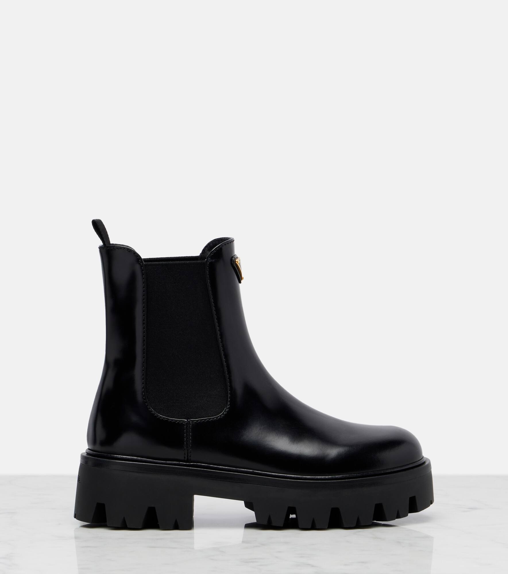50 leather platform Chelsea boots - 4
