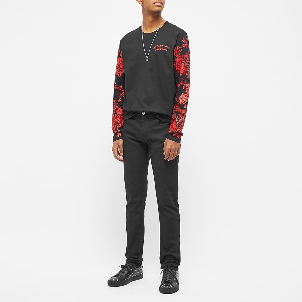 Alexander McQueen Long Sleeve Mcqueen Logo Tee - 6