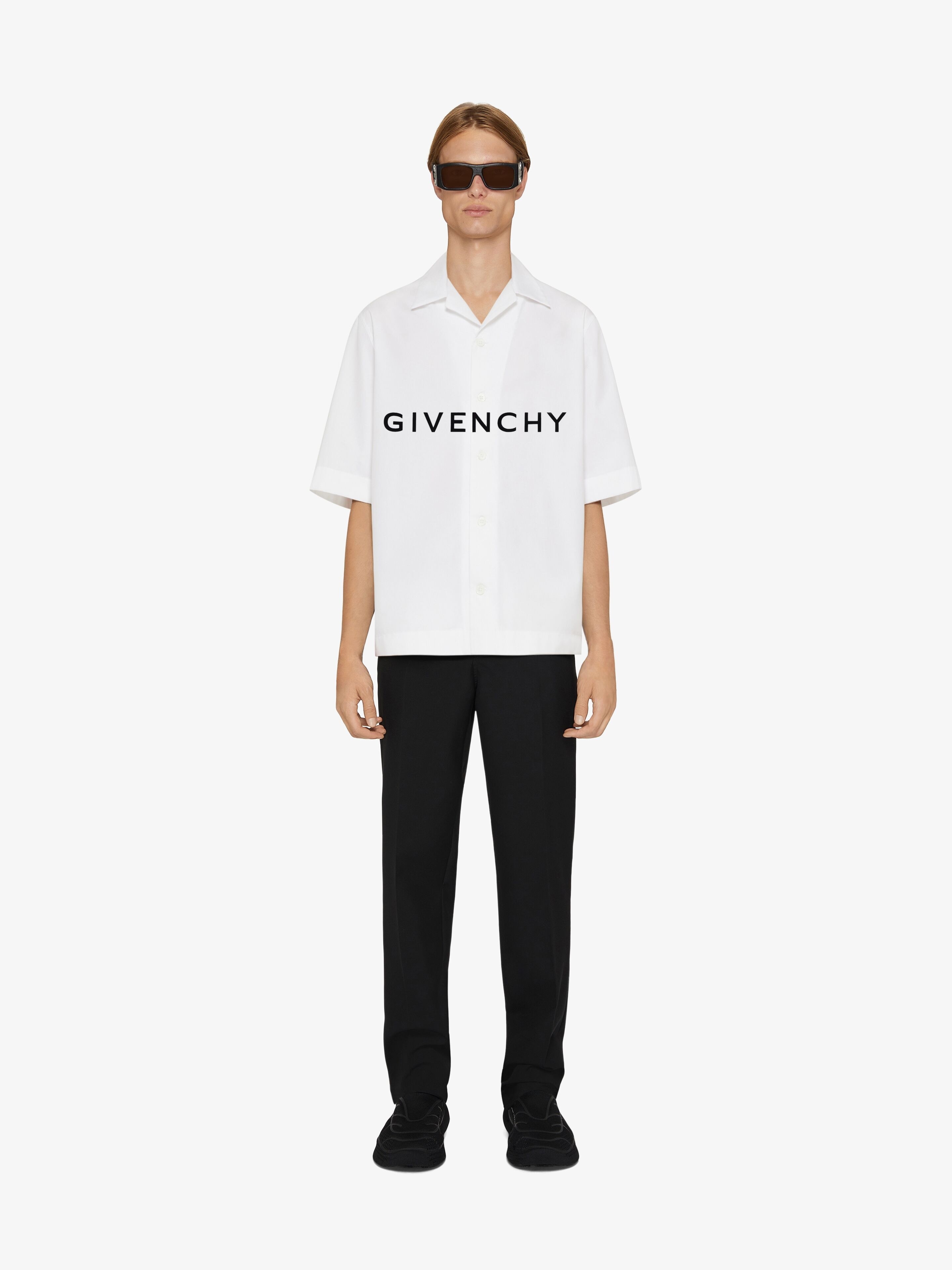 GIVENCHY BOXY FIT HAWAIIAN SHIRT IN POPLIN - 2