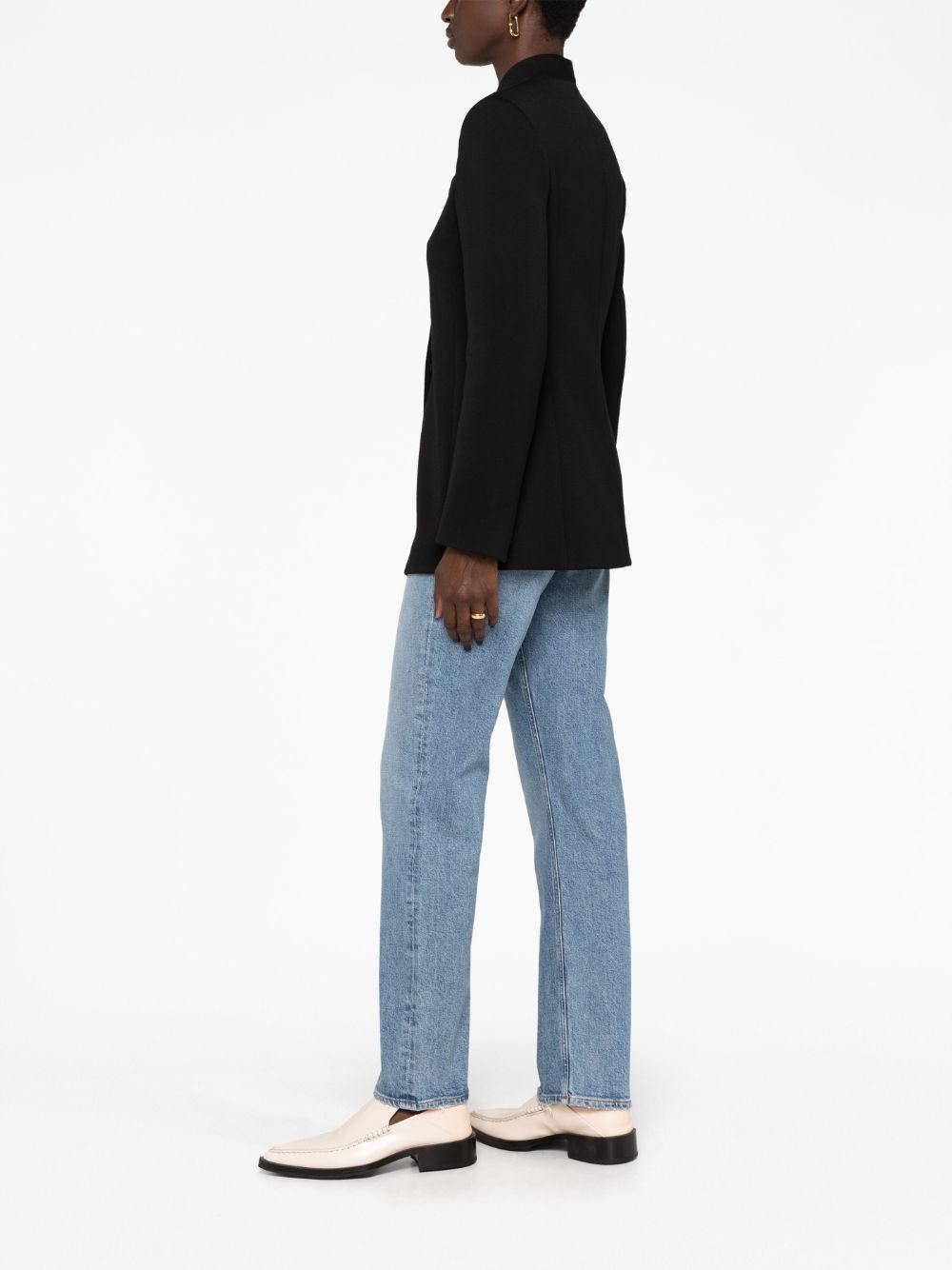 single-breasted blazer - 6