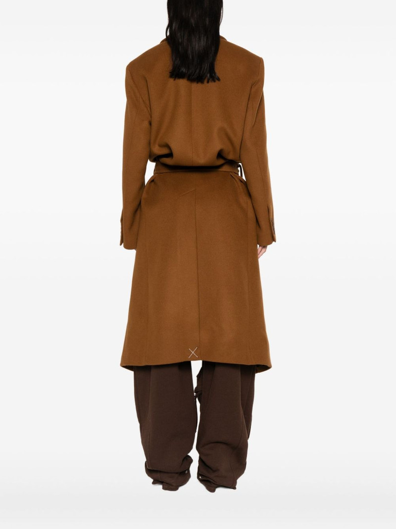 single-breasted belted coat 4