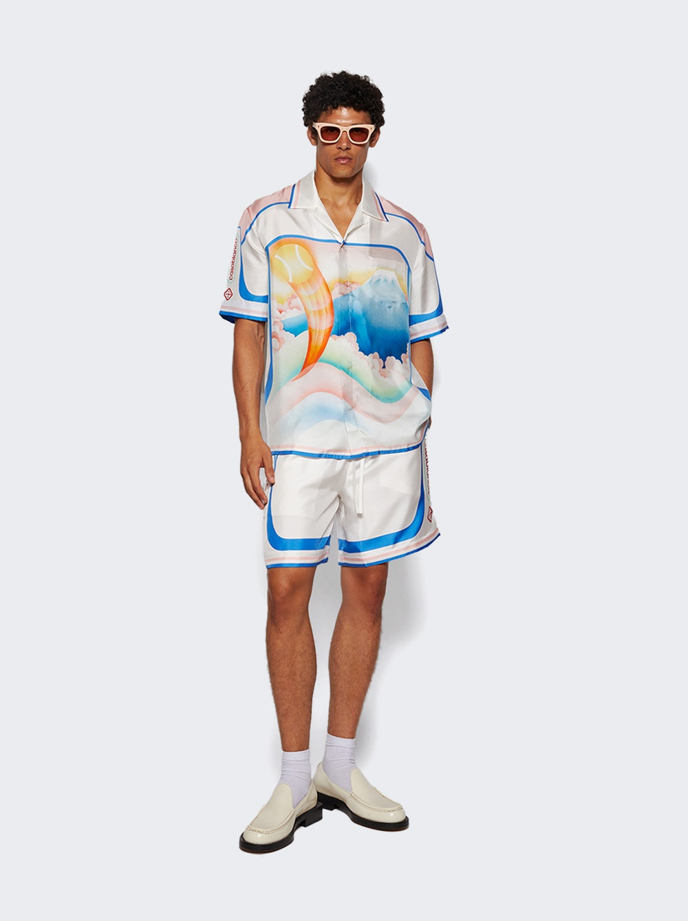 Cuban Collar Short Sleeve Shirt Fuji Dream - 5