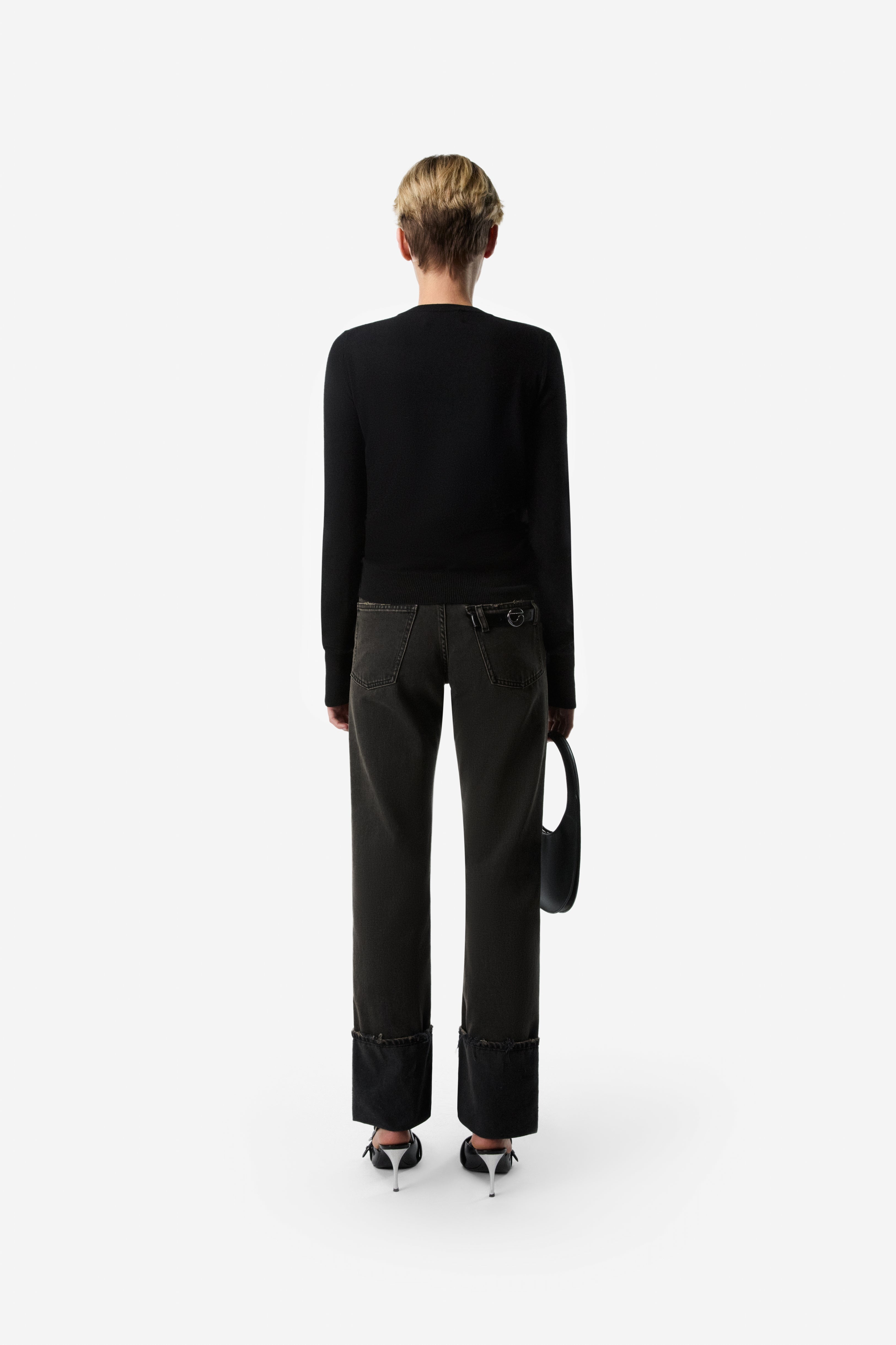 Washing Clip Knit Jumper - 4