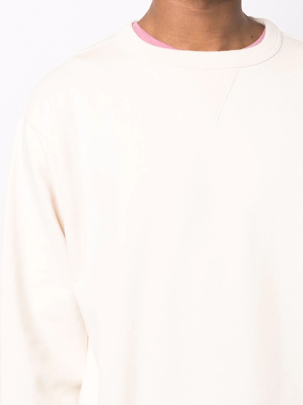 crew-neck cotton sweatshirt - 5