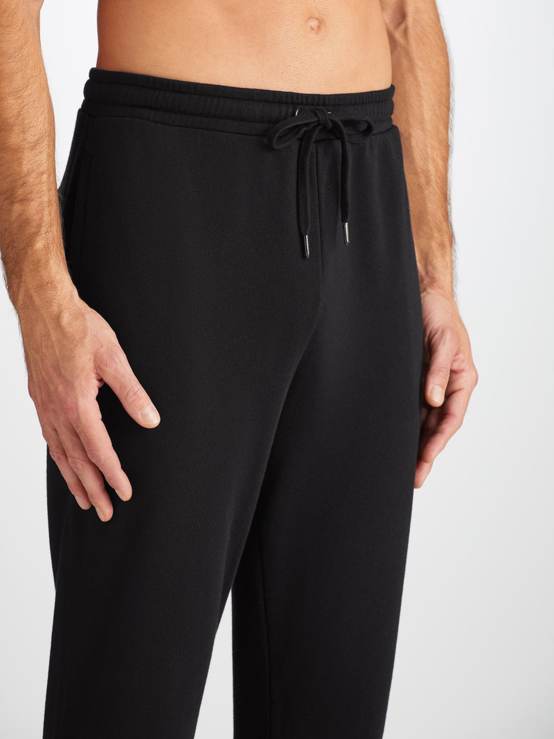 Quinn Cotton Modal Sweatpants Black 4
