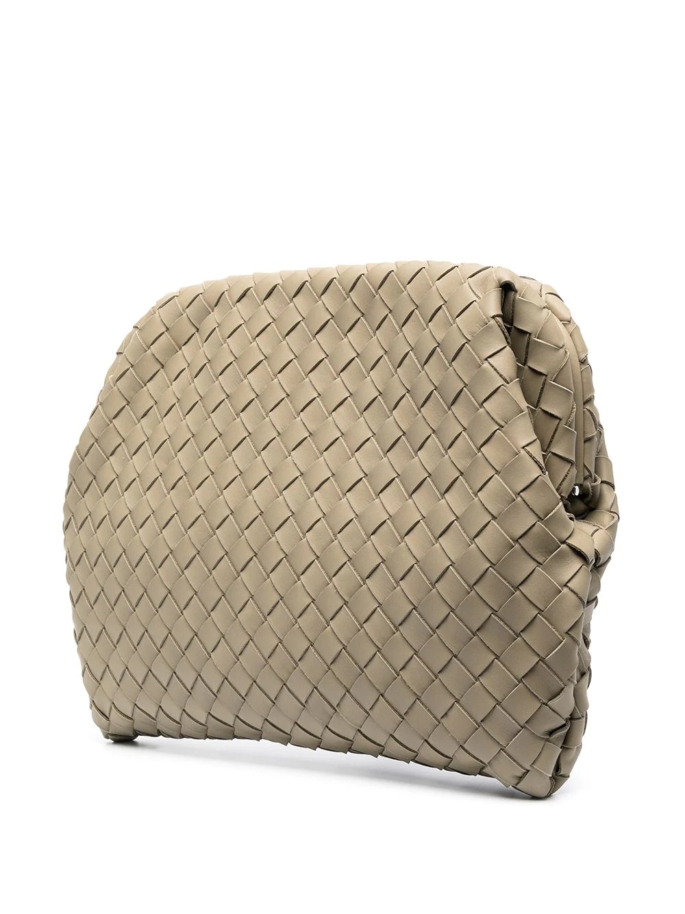 Intrecciato weave clutch bag - 3