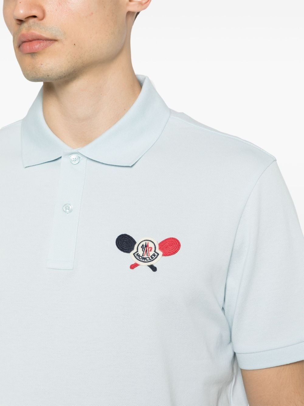 appliquÃ©-logo polo shirt - 5