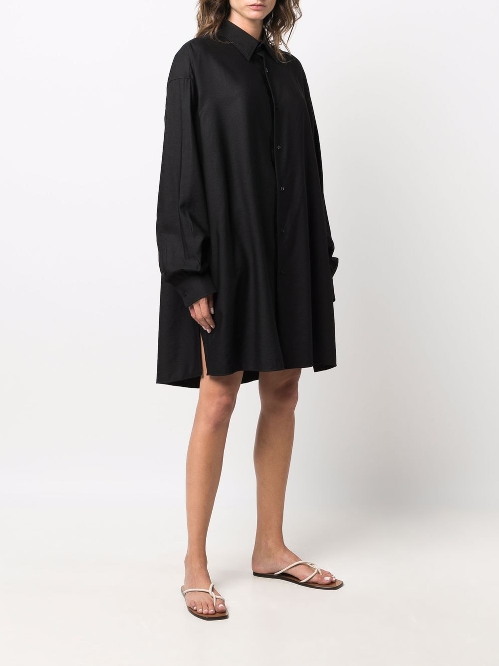 drop-shoulder shirtdress - 3