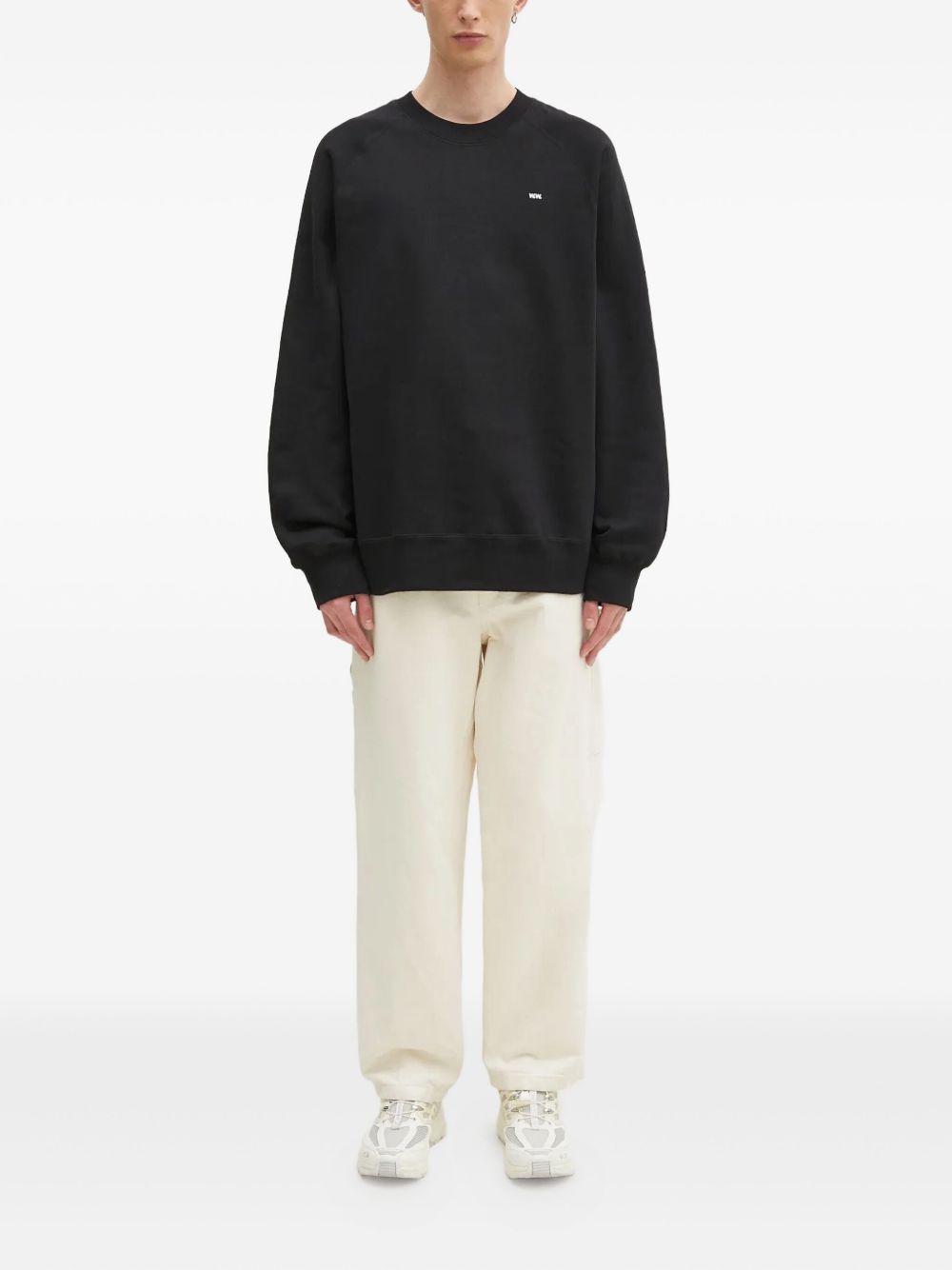 logo-print raglan sweatshirt - 2