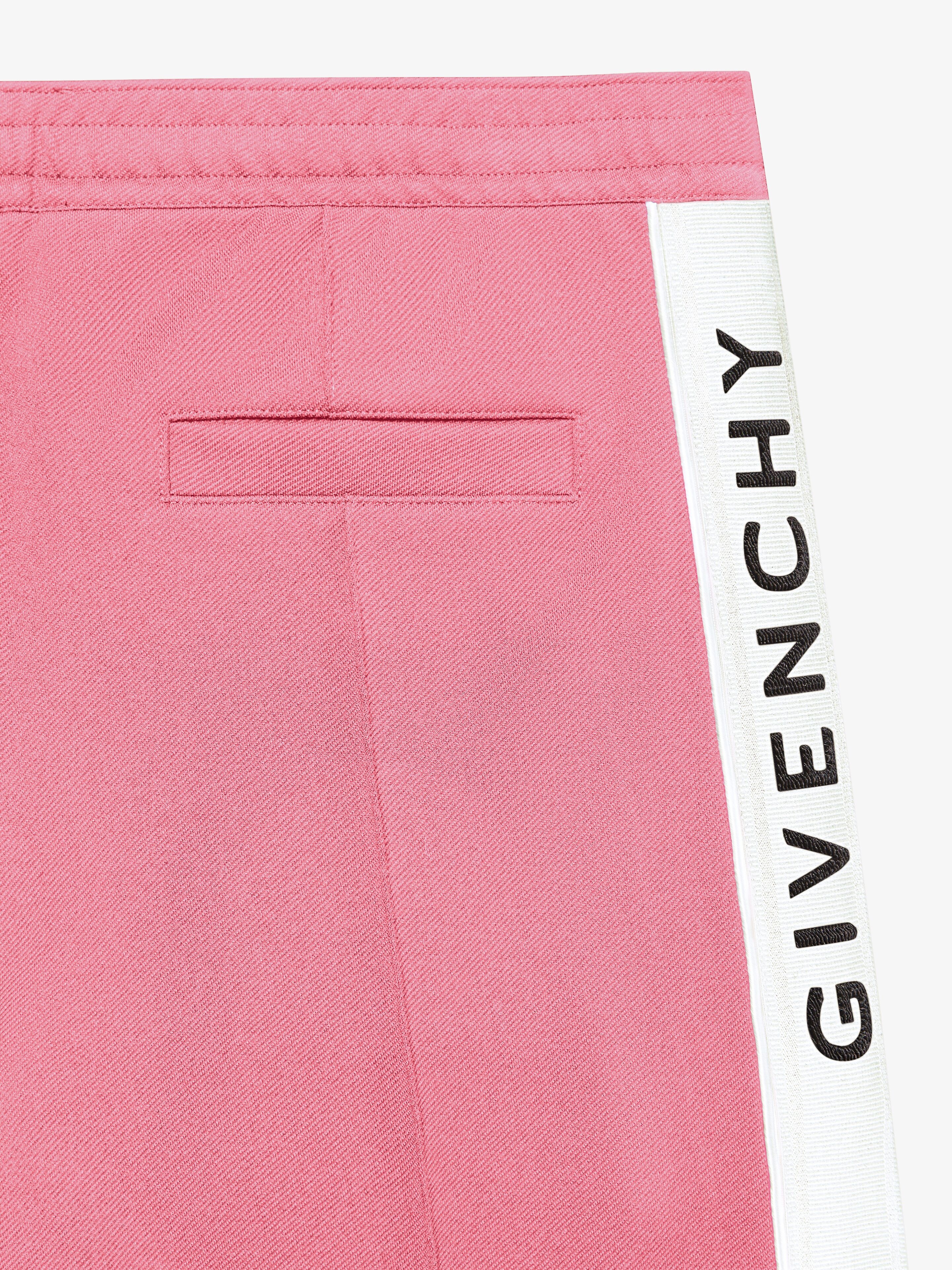 SLIM-FIT JOGGER PANTS IN JERSEY WITH GIVENCHY BANDS - 6