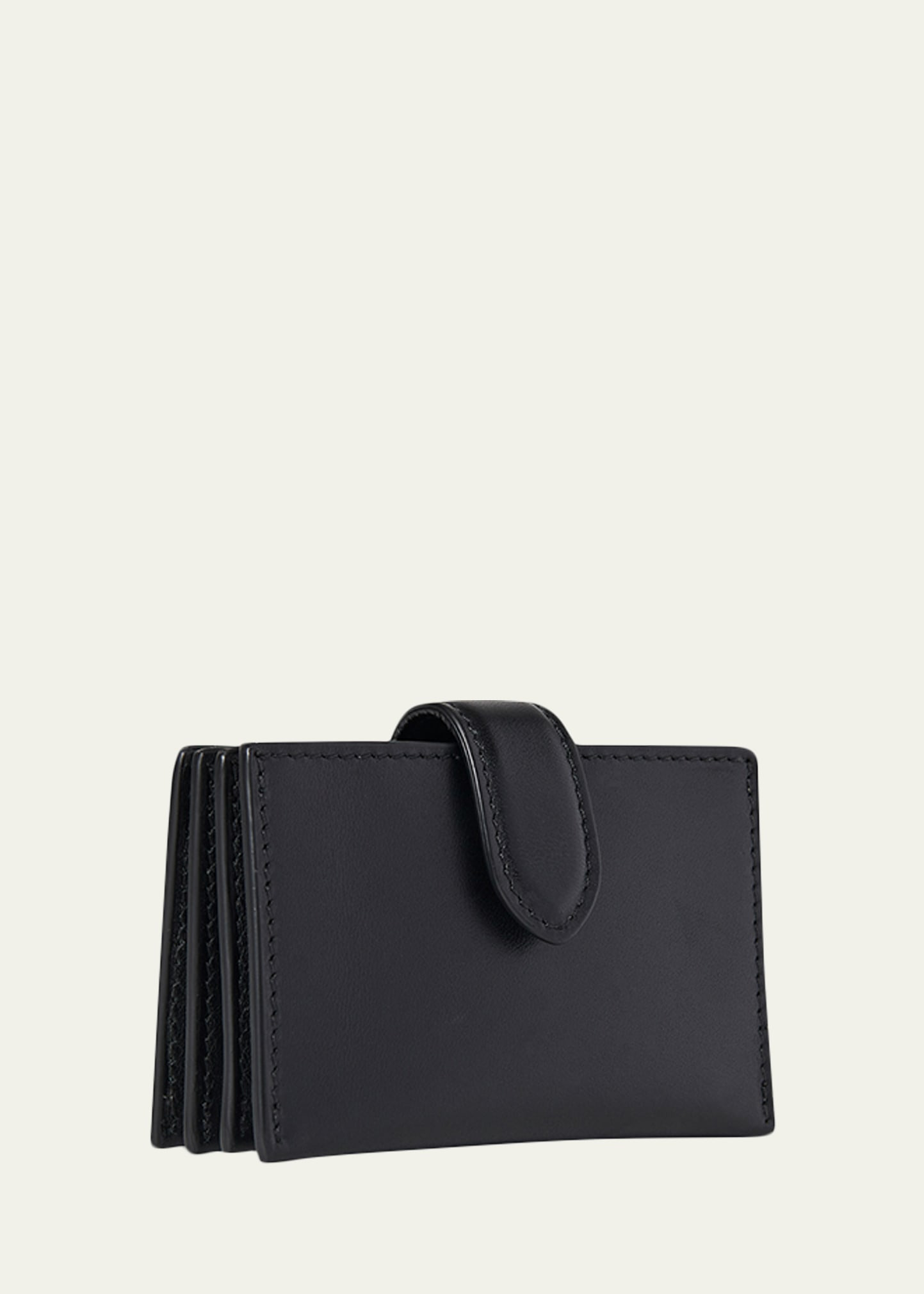 Pick Stitch Leather Card Case - 2