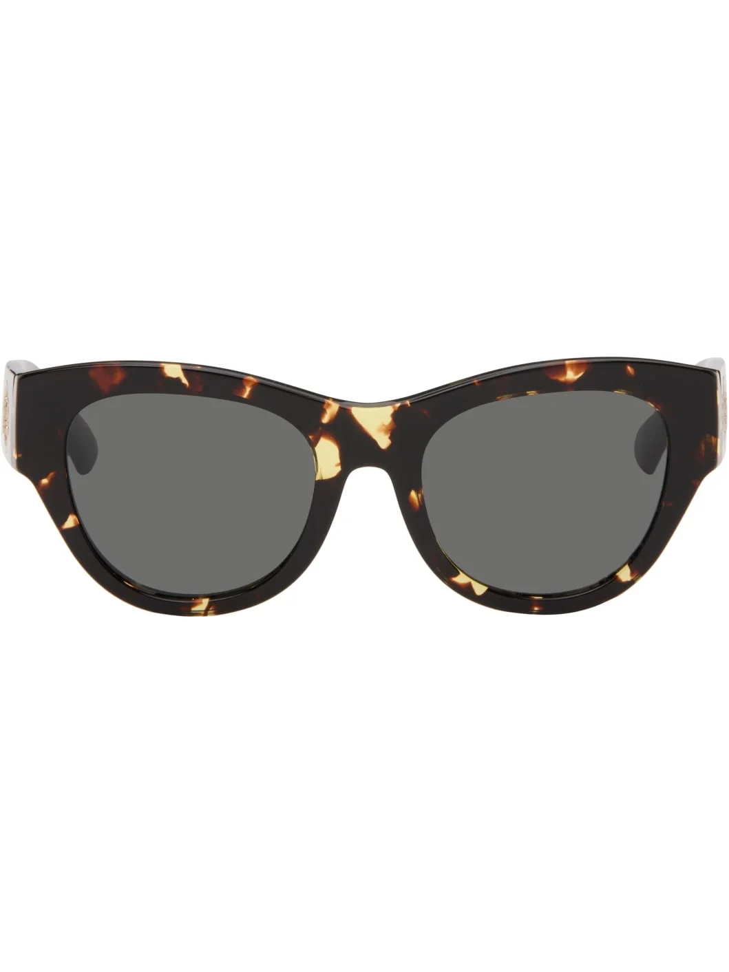 Tortoiseshell Round Sunglasses - 1