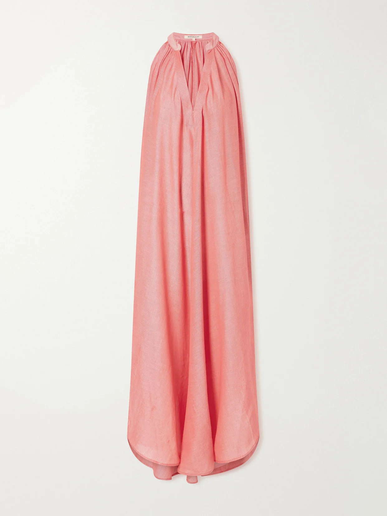 The Halter Cotton Maxi Dress - 1