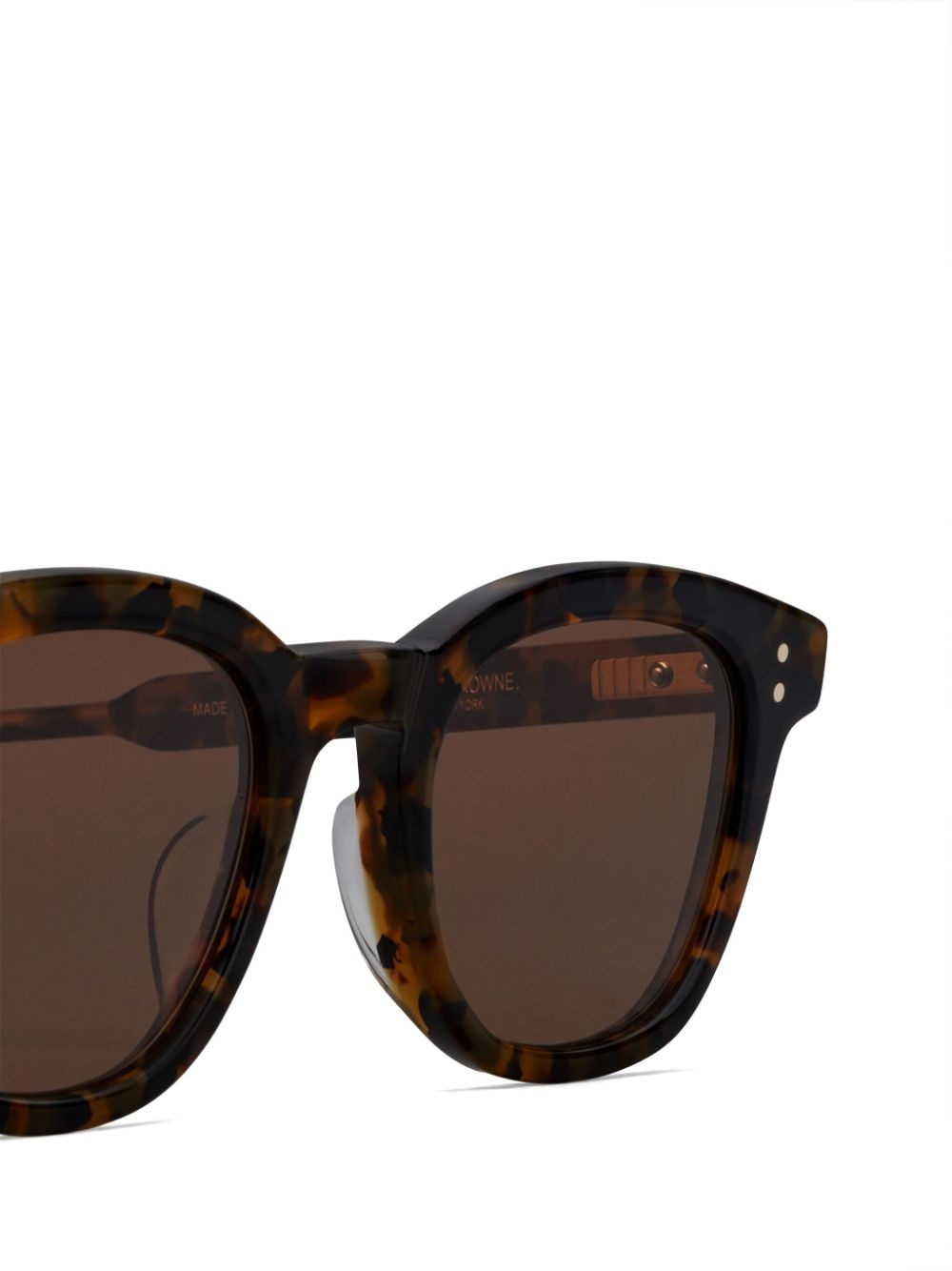 Tokyo tortoise rectangular sunglasses - 3