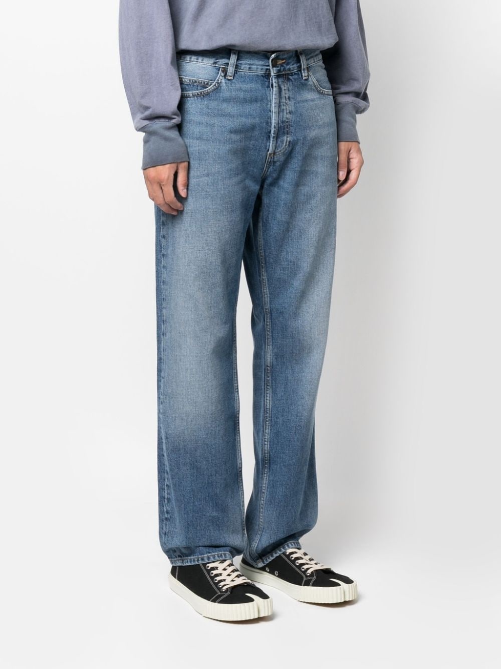 mid-rise straight-leg jeans - 3