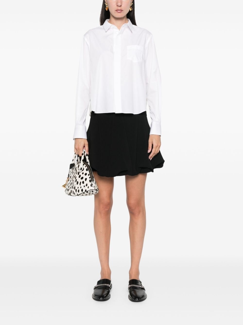 panelled shirt - 2