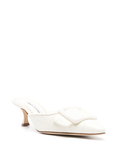 Manolo Blahnik Maysale 50mm mules outlook