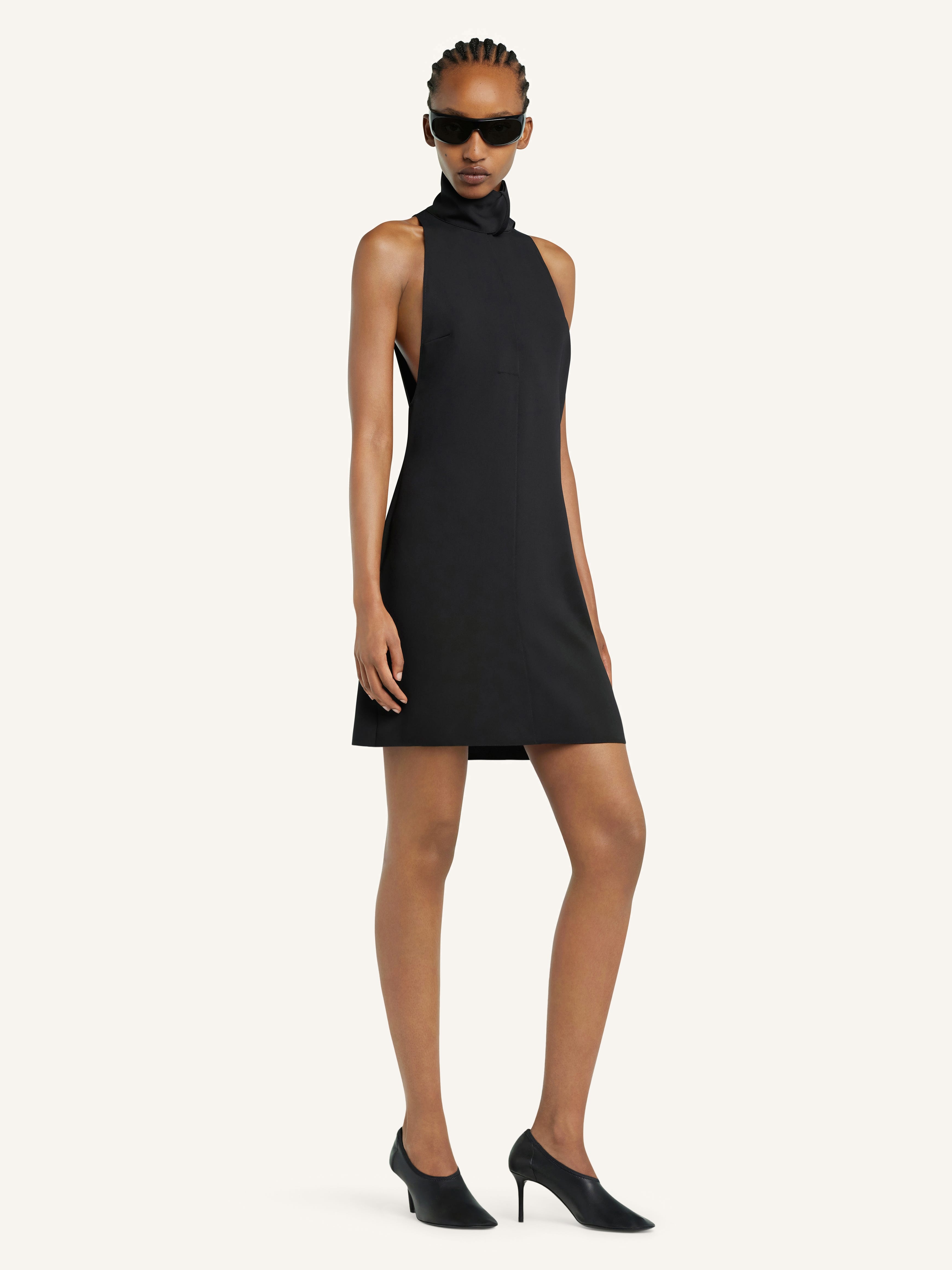 SCARF SLEEVELESS DRESS - 3