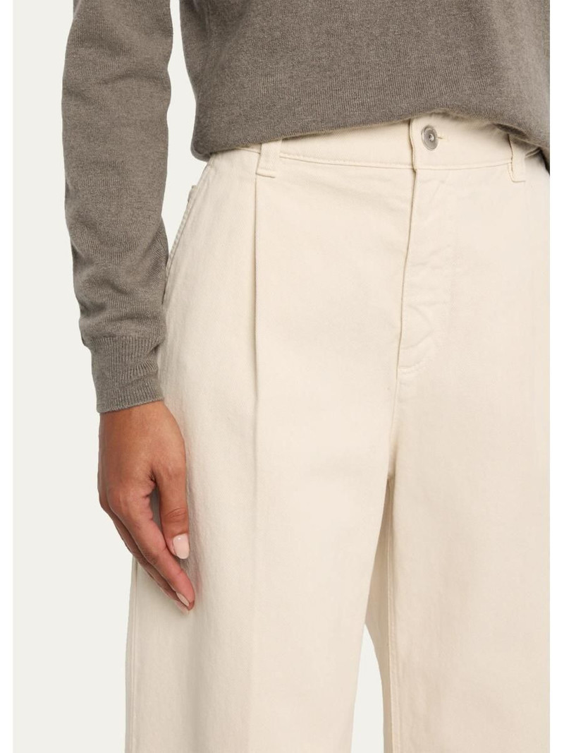 Garment Dye Straight-Leg Ankle Pants 5