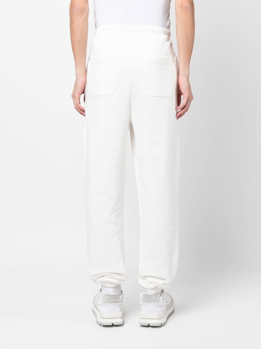 logo-print cotton track pants - 4