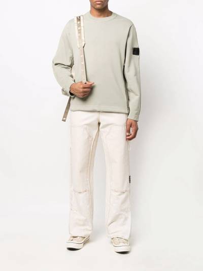 Stone Island Shadow Project Felpa garment-dyed sweatshirt outlook