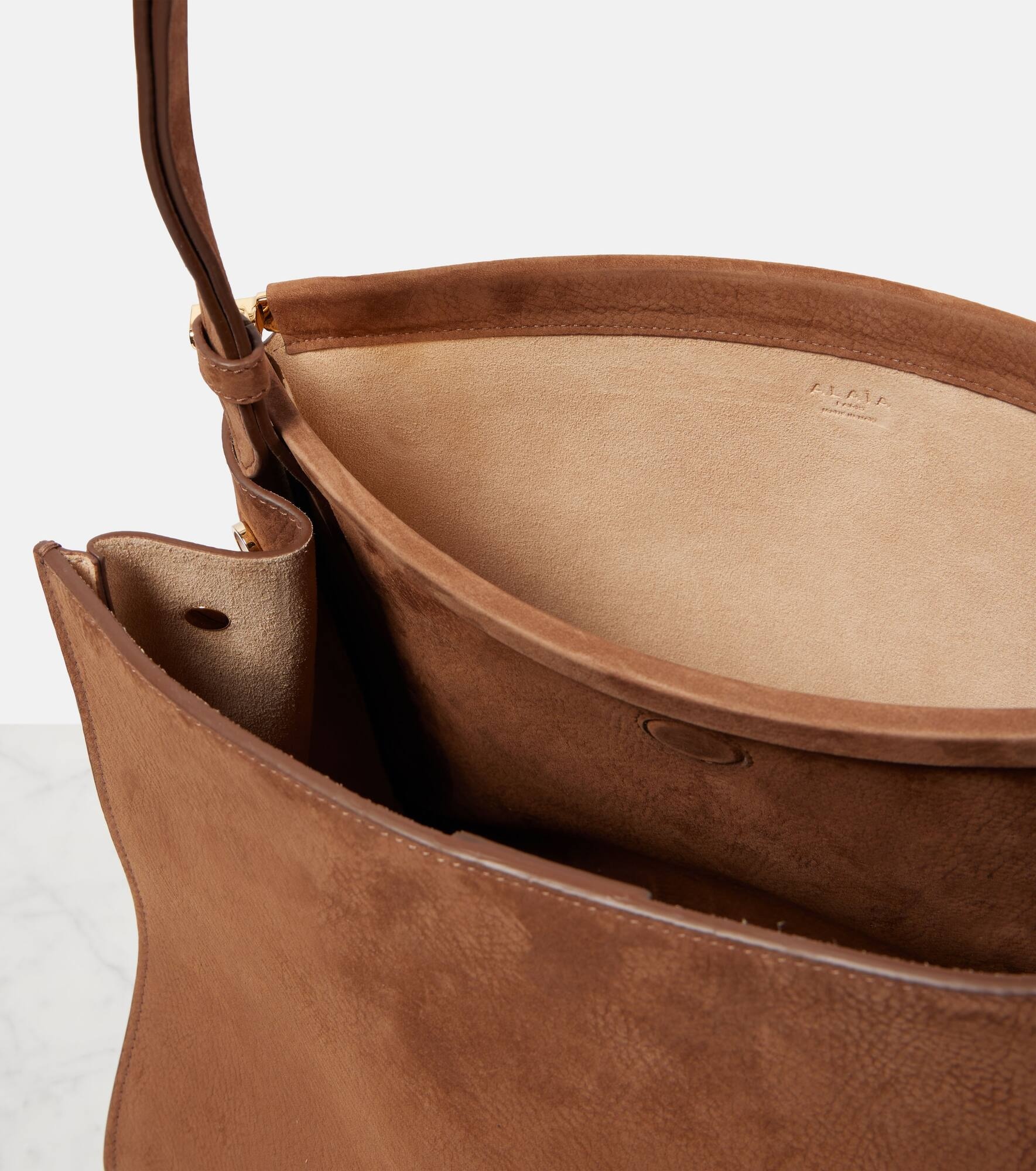 Le Click Medium suede shoulder bag - 3