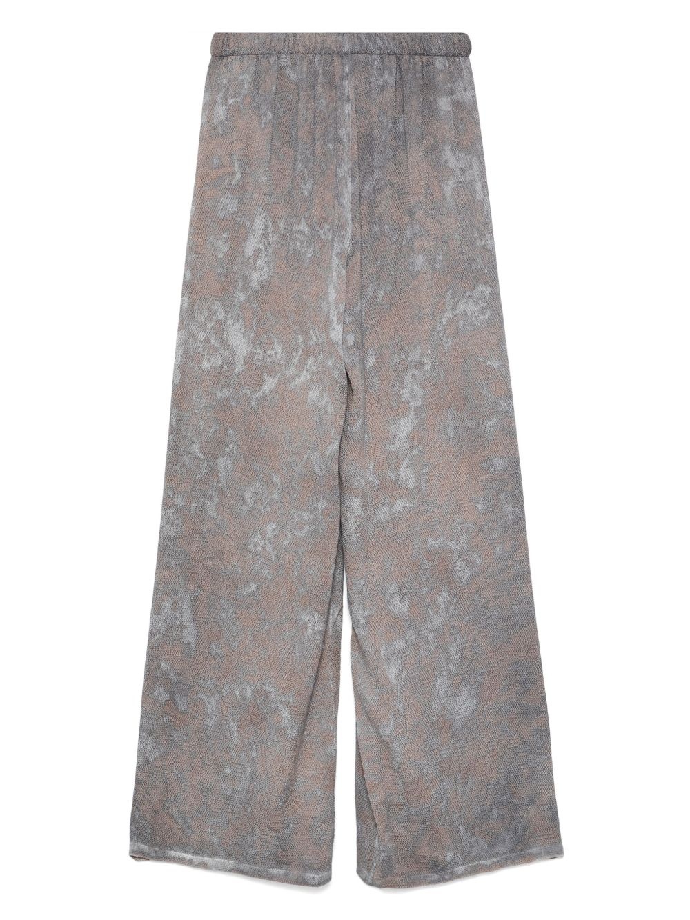 textured palazzo pants - 2