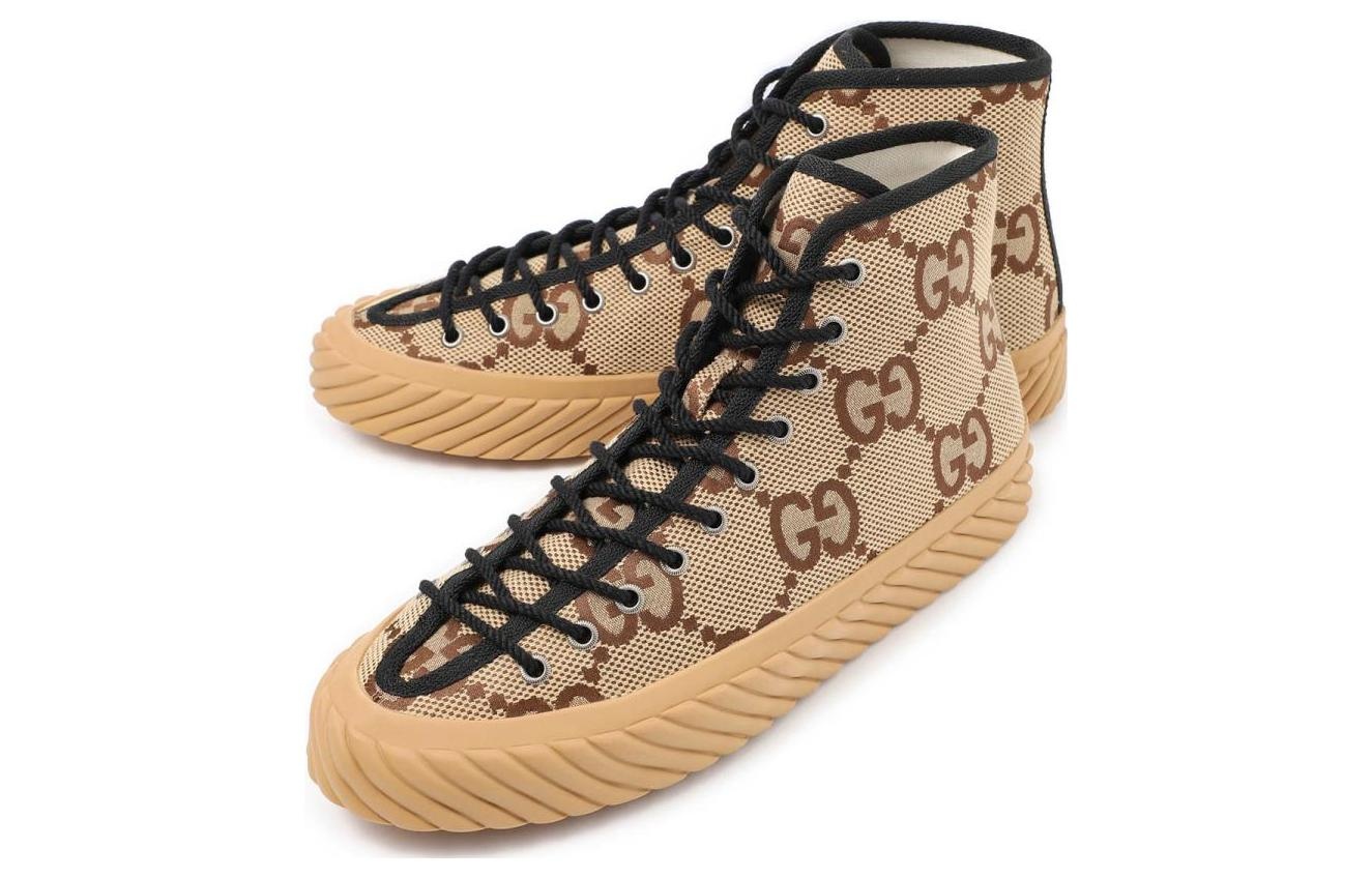 Gucci Maxi GG High Top 'Beige Ebony' 703034-UKOH0-2590 - 4