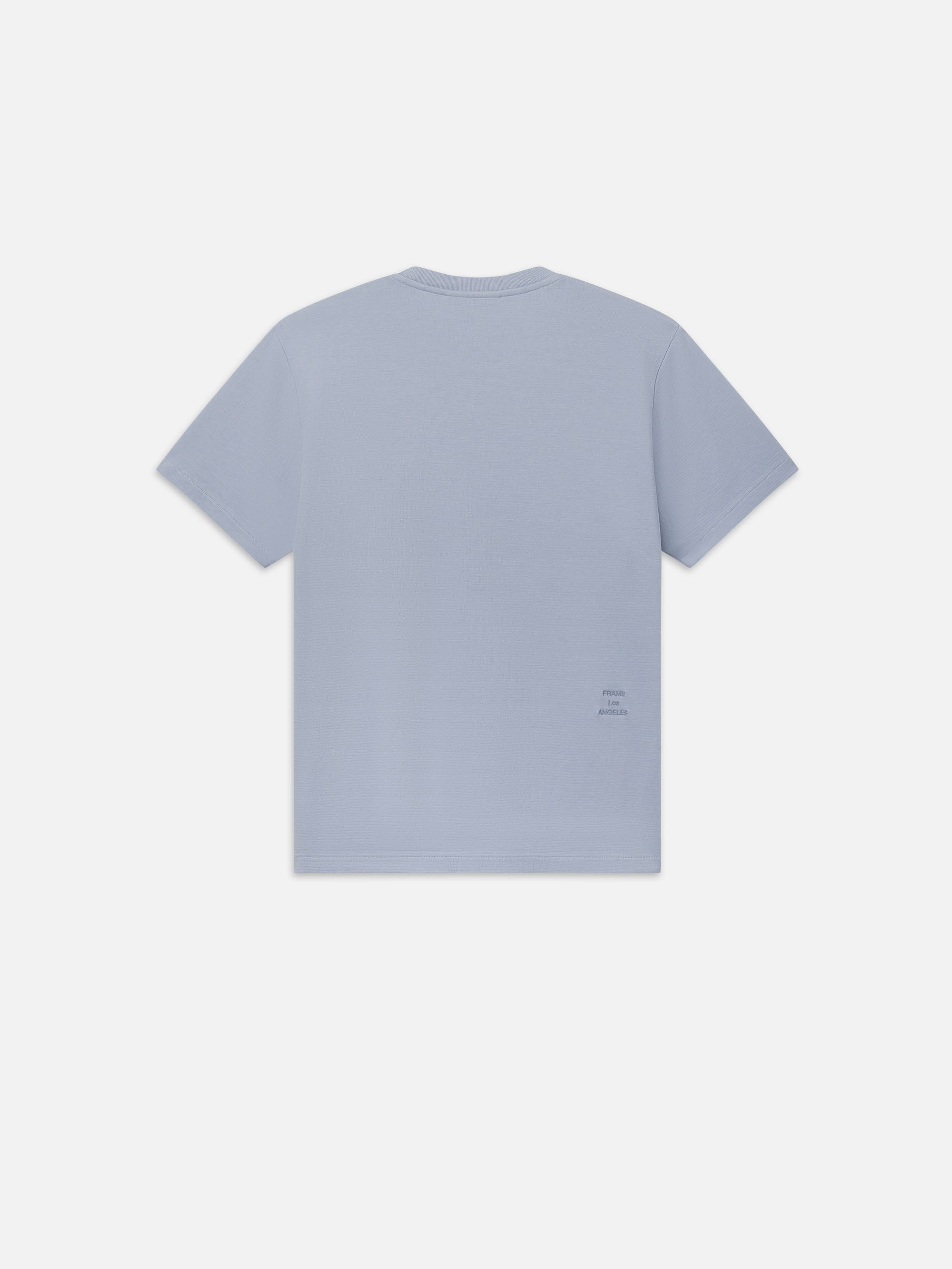 Duo Fold Tee in Soft Blue - 3