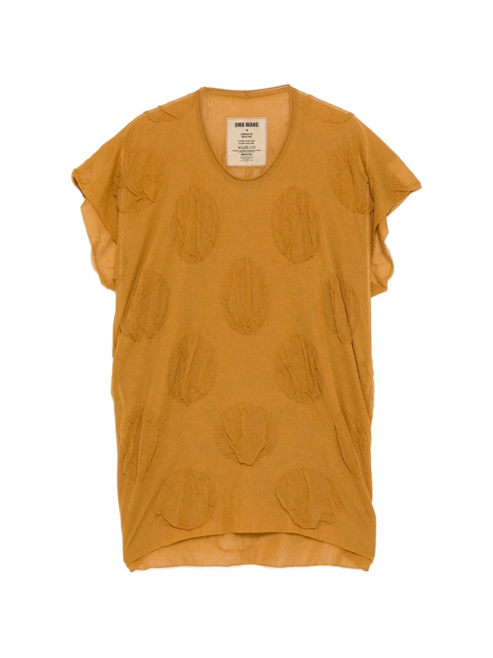 patterned short-sleeve top - 1