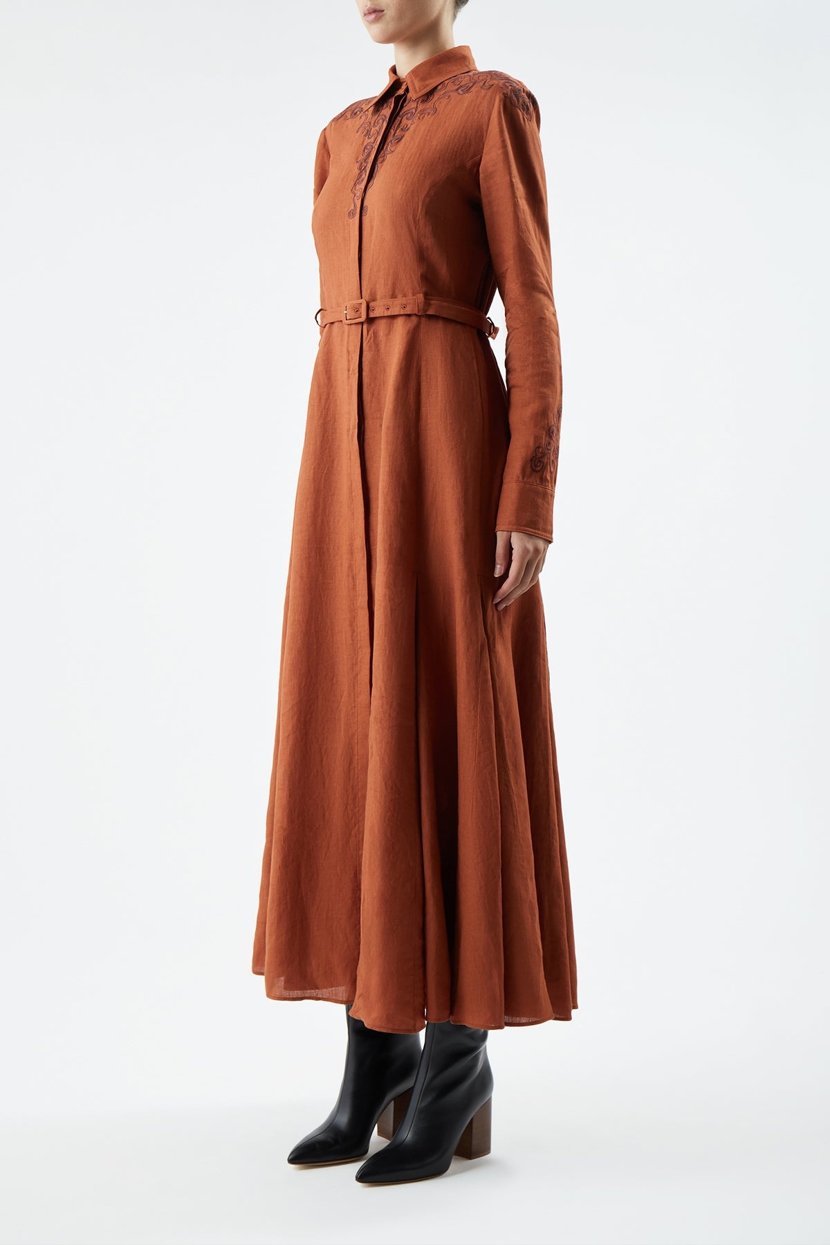 Mcgraw Dress in Linen - 3